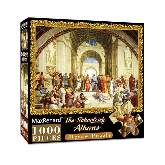 The School of Athens by Raphael Jigsaw Puzzle - 1000 Pieces Ziggy's Pop Toy Shoppe
