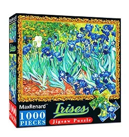 Van Gogh Irises Jigsaw Puzzle - 1000 Pieces Ziggy's Pop Toy Shoppe