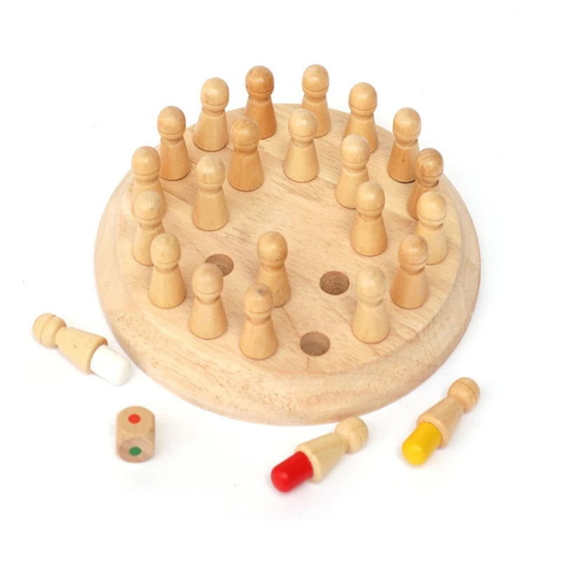 Wooden Memory Match Stick Game for Kids Ziggy's Pop Toy Shoppe
