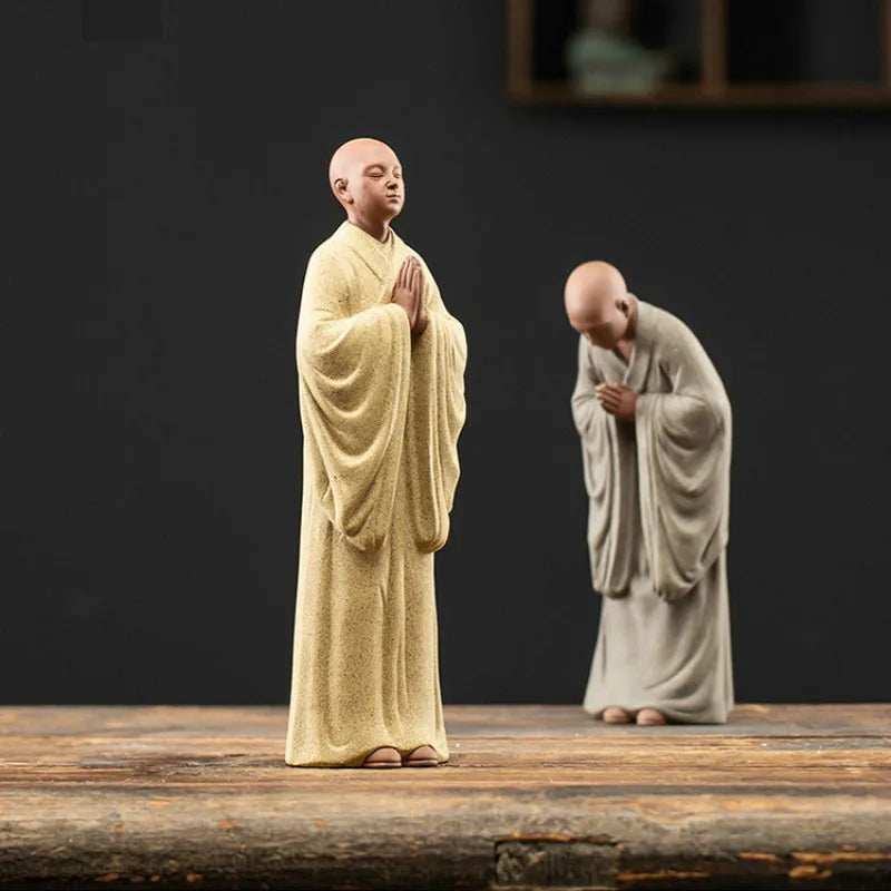 Zen Kung Fu Monk Ceramic Statues Ziggy's Pop Toy Shoppe