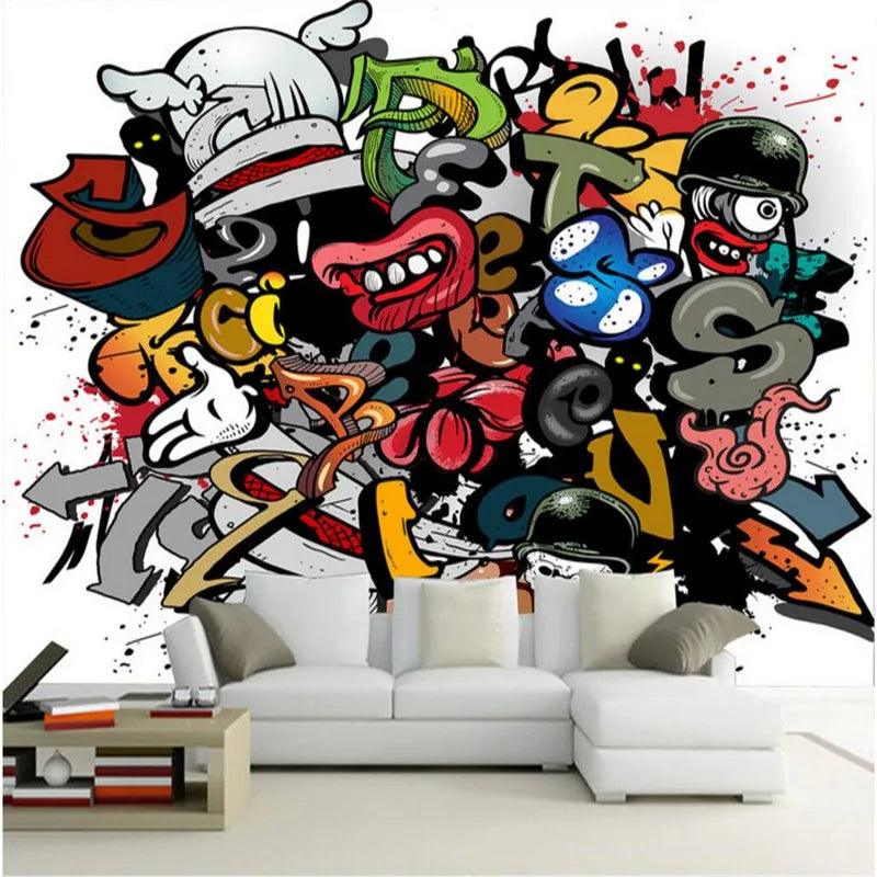 beibehang Graffiti Hip Hop Style Mural Ziggy's Pop Toy Shoppe