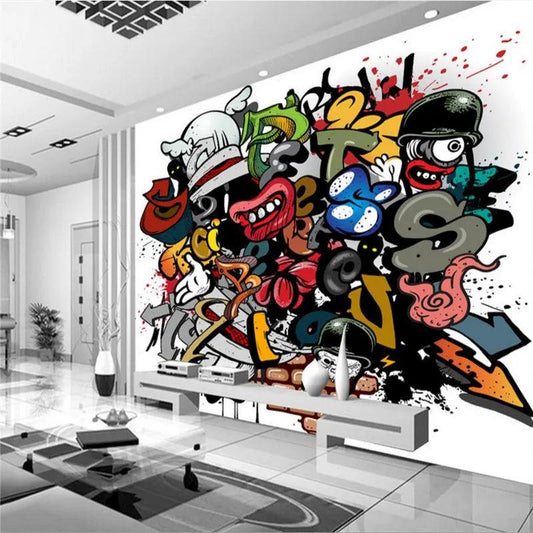 beibehang Graffiti Hip Hop Style Mural Ziggy's Pop Toy Shoppe